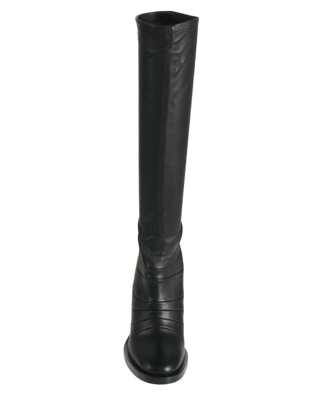 ANN DEMEULEMEESTER Черные кожаные сапоги, фото 6
