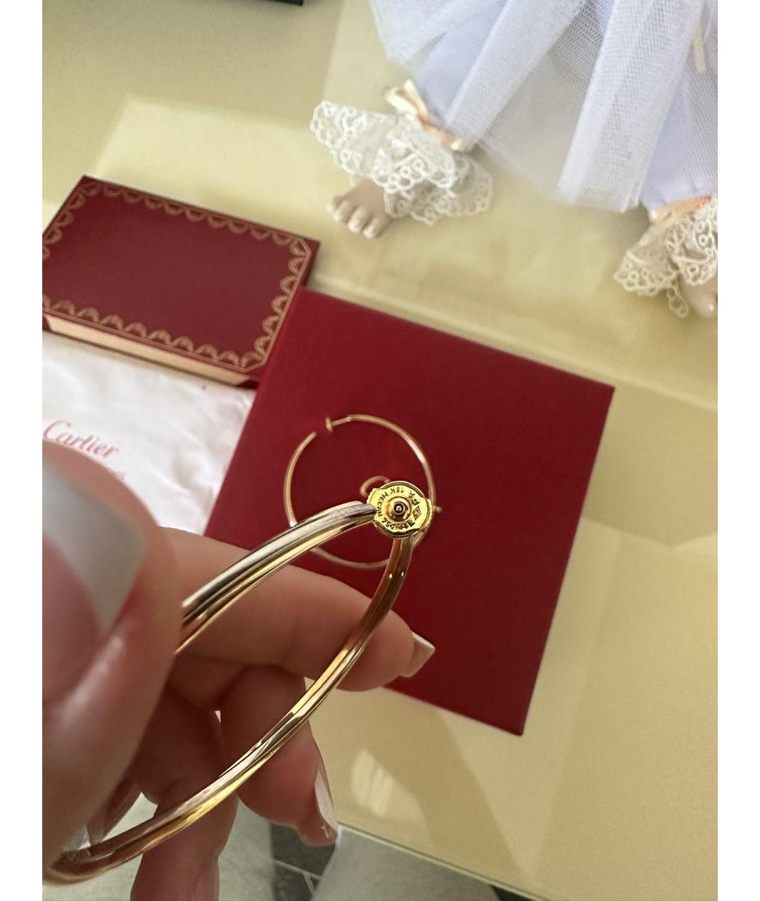 CARTIER Золотые серьги, фото 5