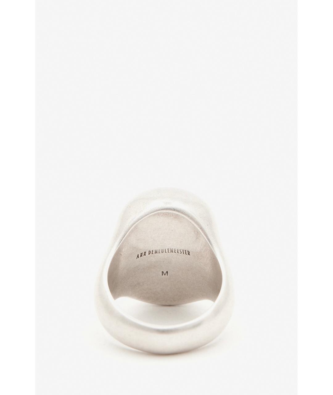ANN DEMEULEMEESTER Серебряное металлическое кольцо, фото 4