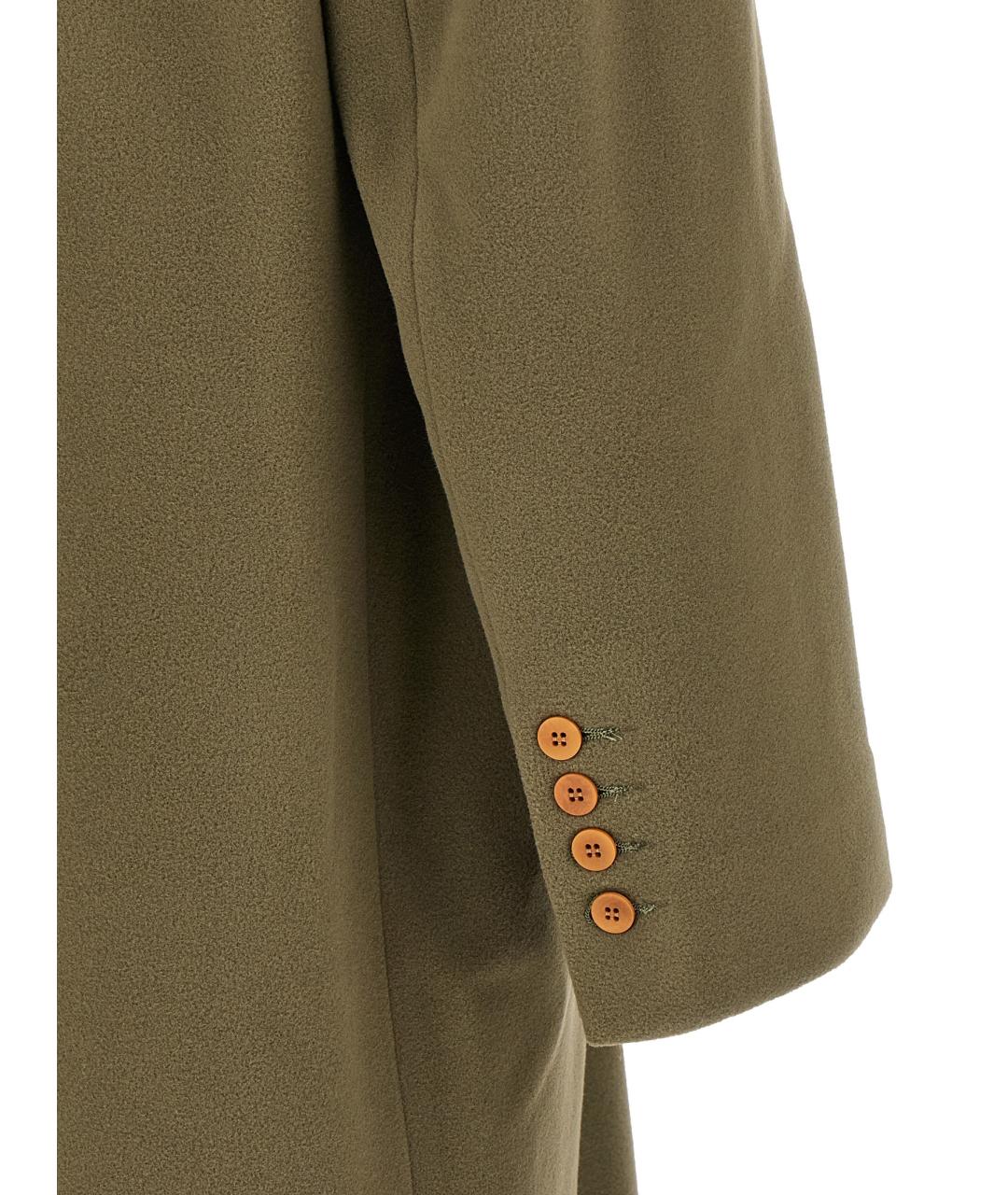 MAGLIANO Хаки шерстяное пальто, фото 5