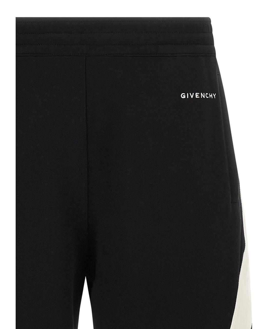 GIVENCHY Черные хлопковые повседневные брюки, фото 3