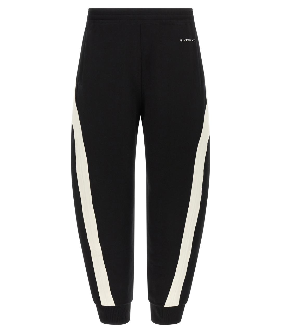 GIVENCHY Черные хлопковые повседневные брюки, фото 1