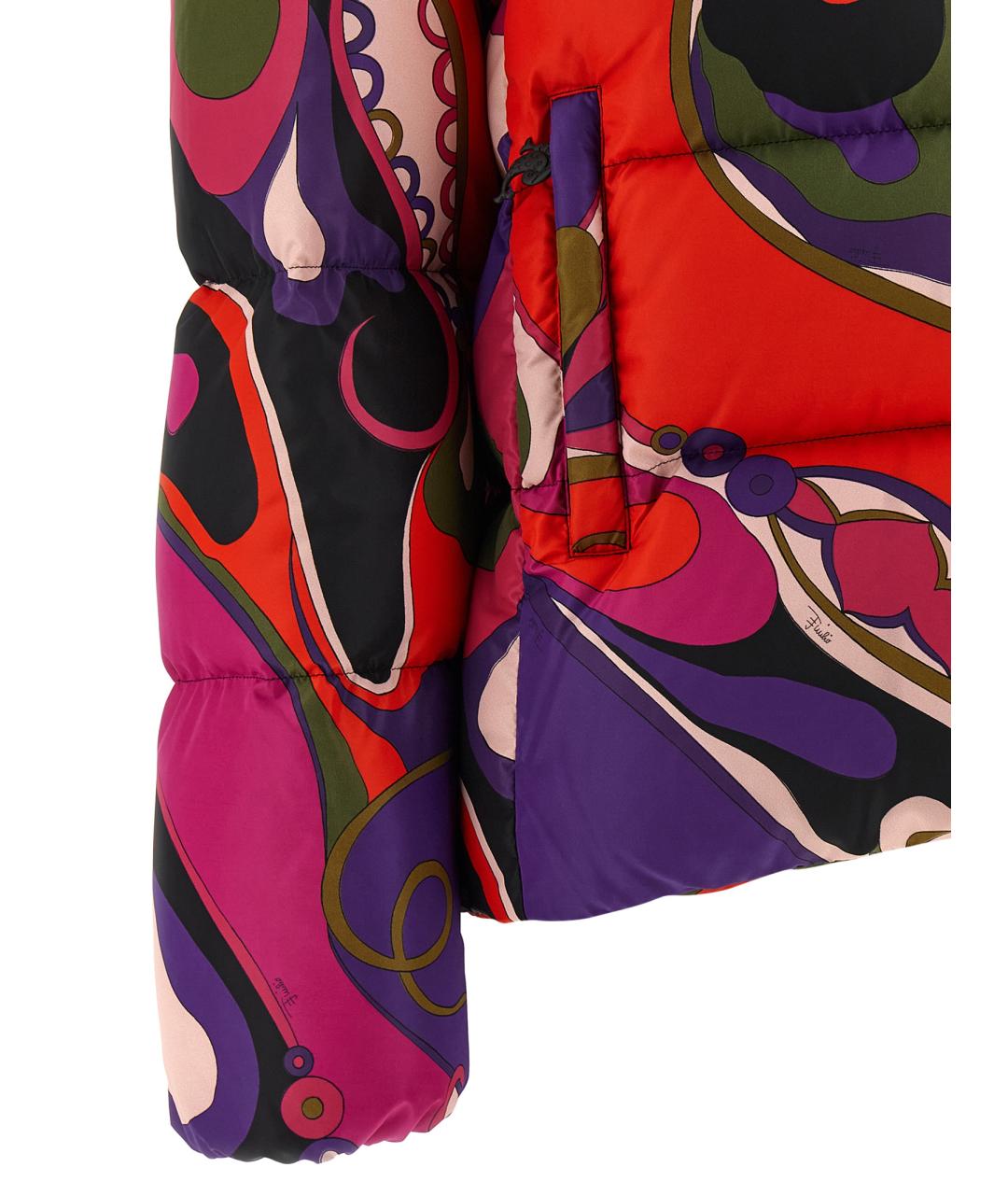 EMILIO PUCCI Мульти полиамидовый пуховик, фото 4