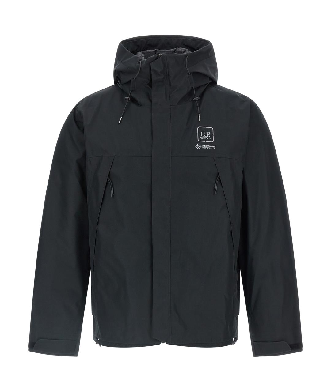 CP COMPANY Черная полиэстеровая куртка, фото 1