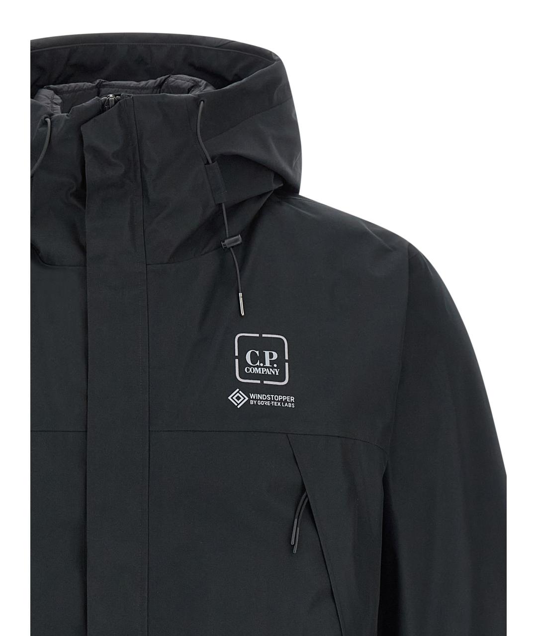 CP COMPANY Черная полиэстеровая куртка, фото 4