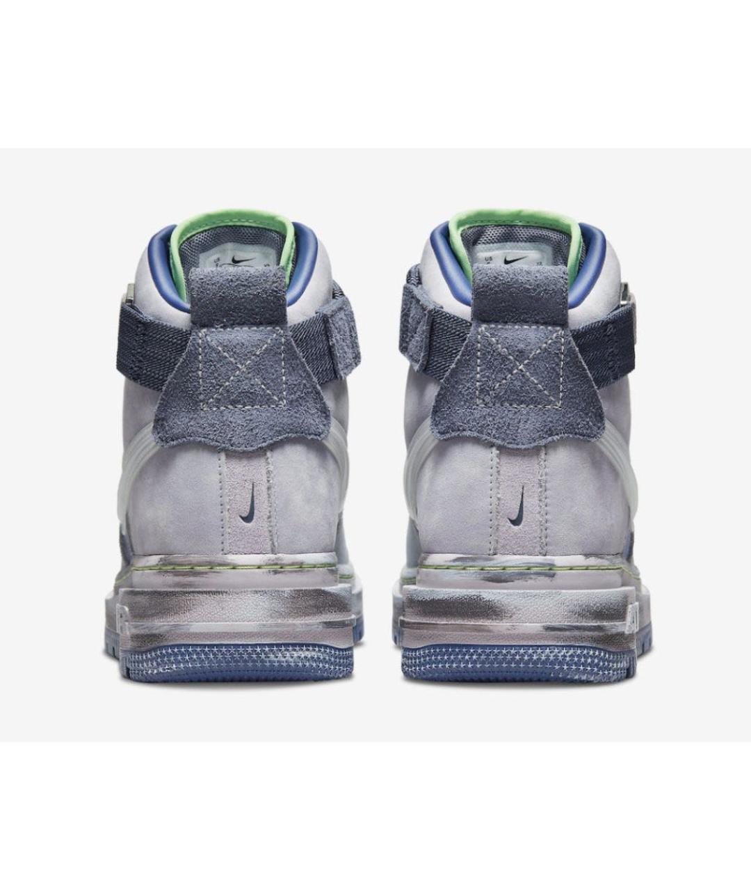 NIKE Голубые кожаные ботинки, фото 4