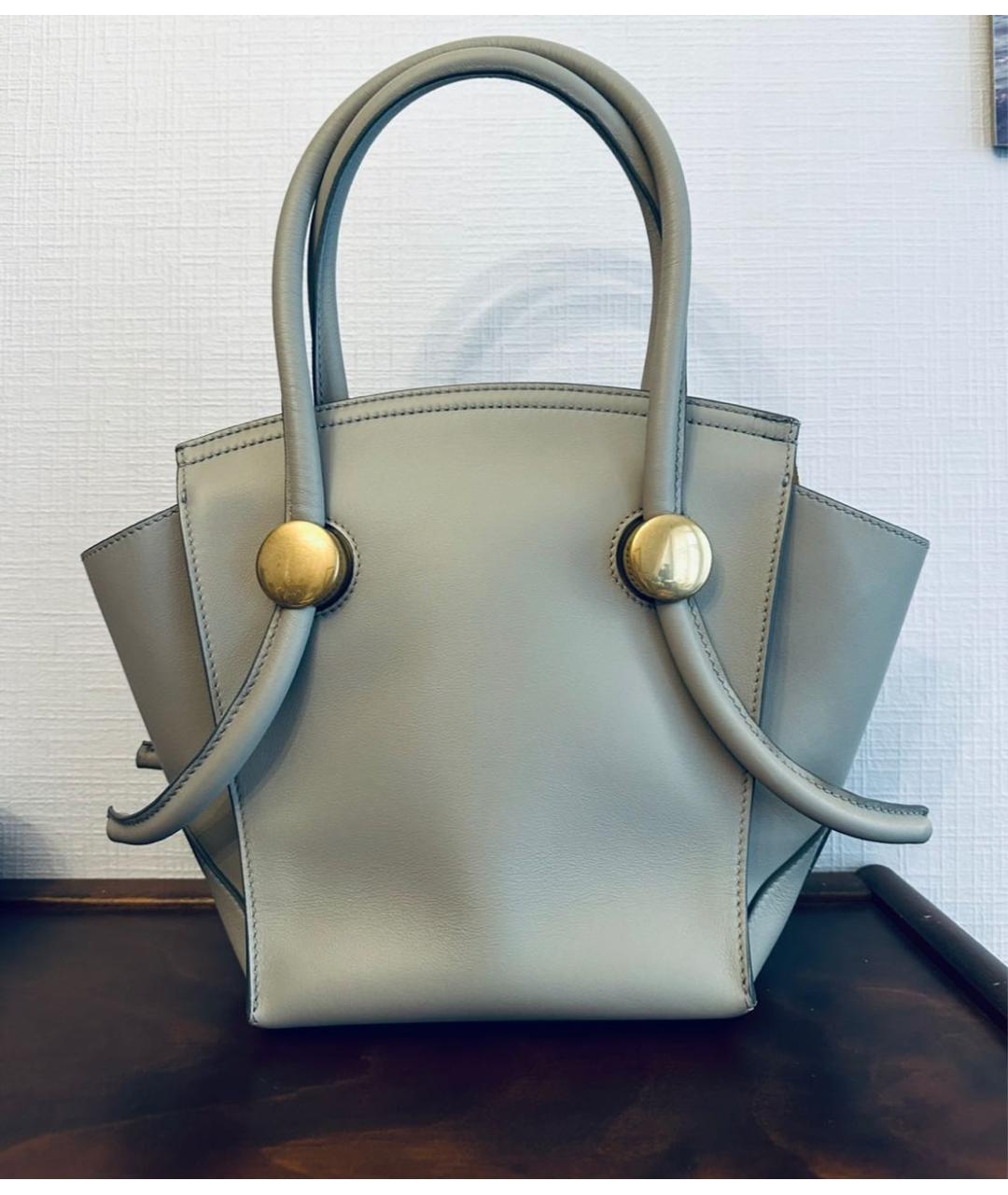 PROENZA SCHOULER Серая кожаная сумка тоут, фото 2