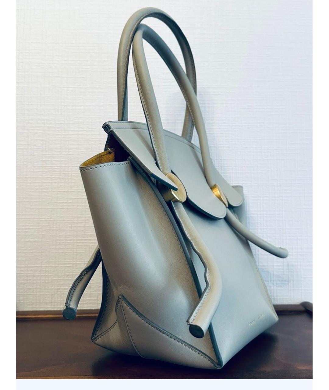 PROENZA SCHOULER Серая кожаная сумка тоут, фото 3