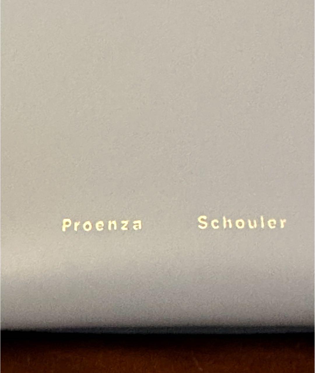 PROENZA SCHOULER Серая кожаная сумка тоут, фото 6