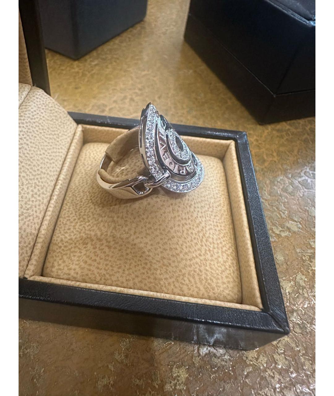 BVLGARI Белое кольцо из белого золота, фото 2