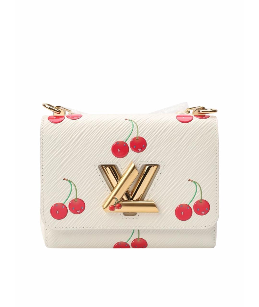 LOUIS VUITTON Белая кожаная сумка через плечо, фото 1