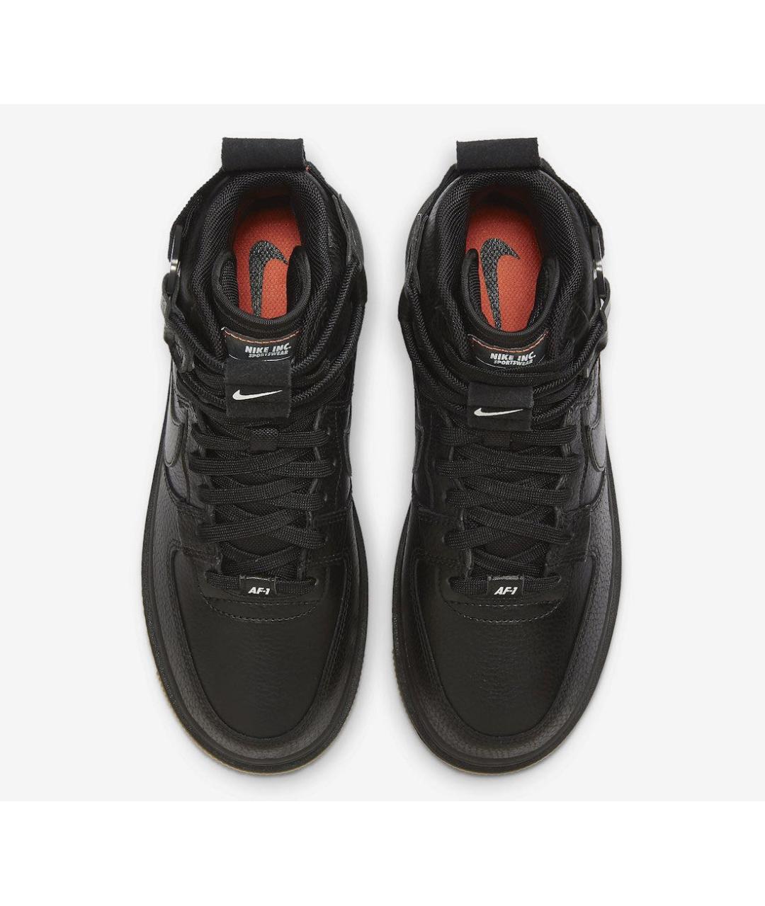 NIKE Черные кожаные ботинки, фото 3