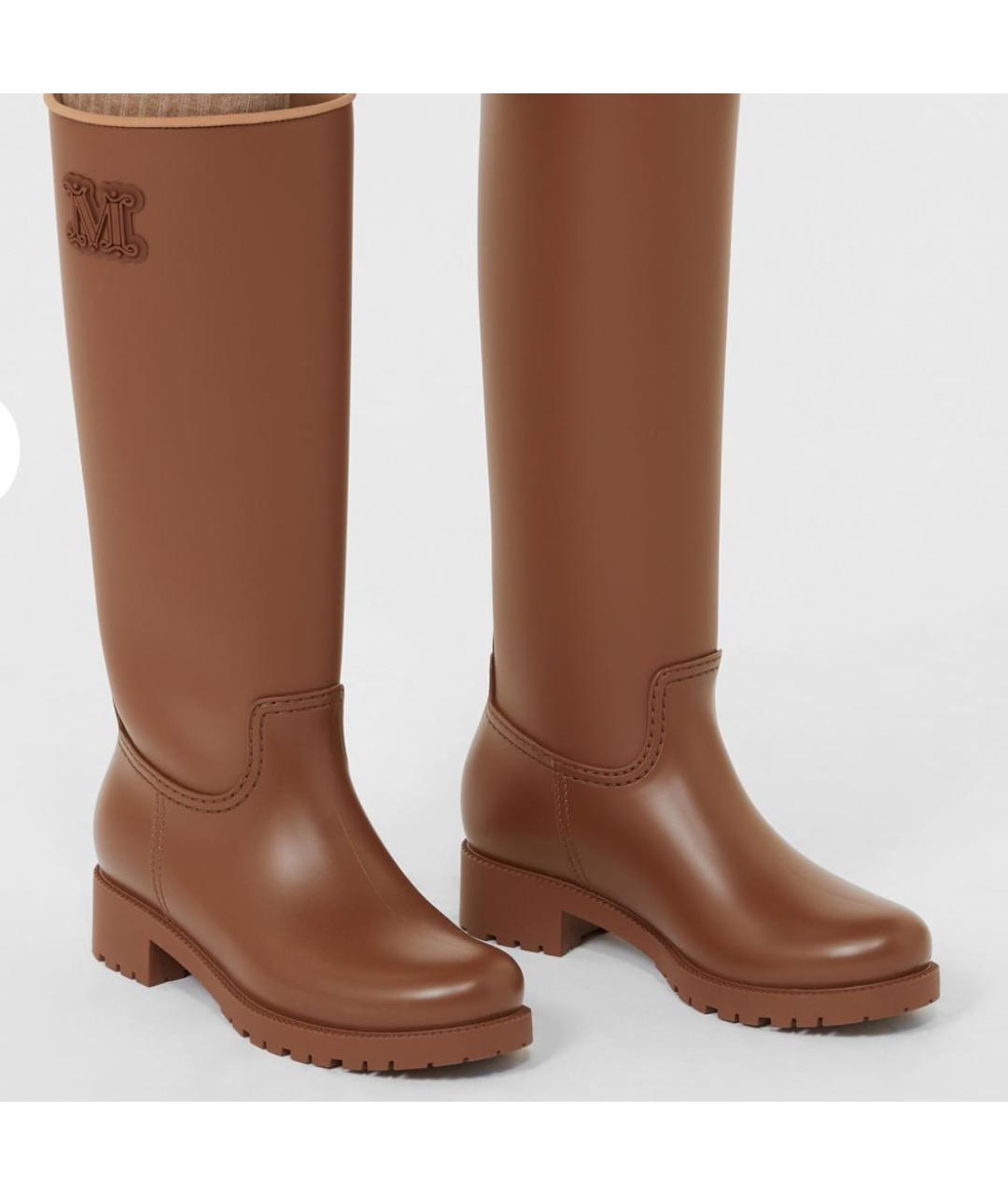 MAX MARA Коричневые ботинки, фото 5