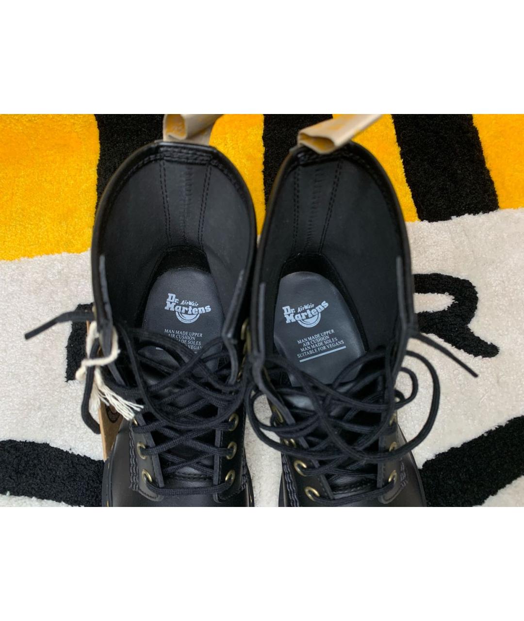 DR. MARTENS Черные ботинки из искусственной кожи, фото 6