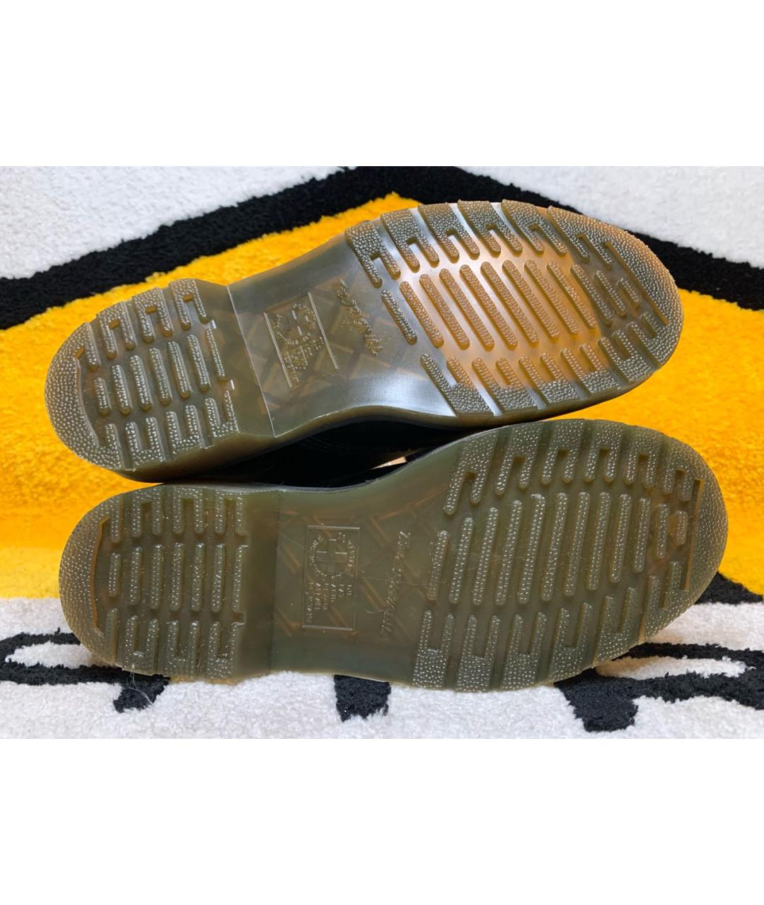 DR. MARTENS Черные ботинки из искусственной кожи, фото 8