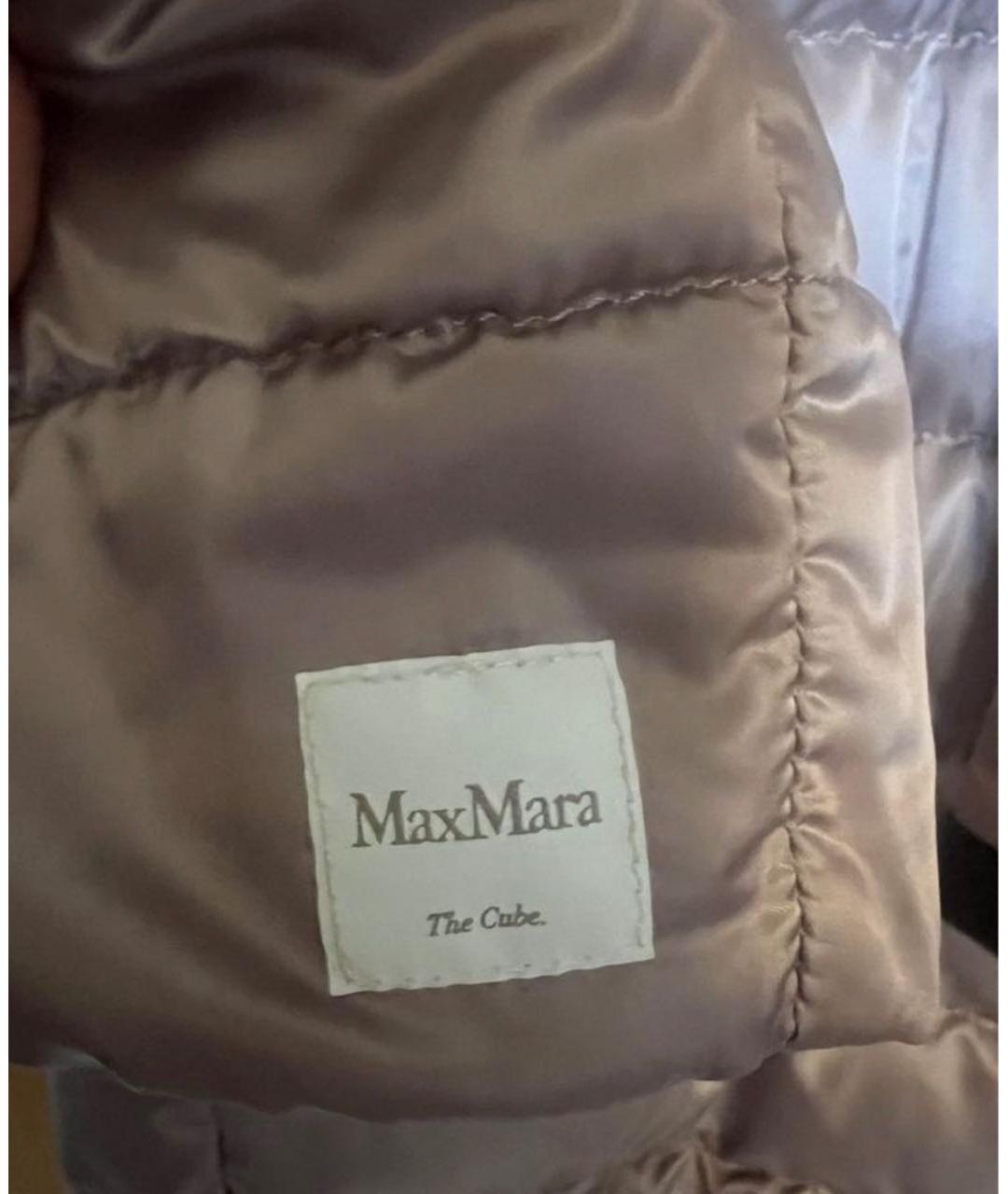 MAX MARA THE CUBE Розовый пуховик, фото 3