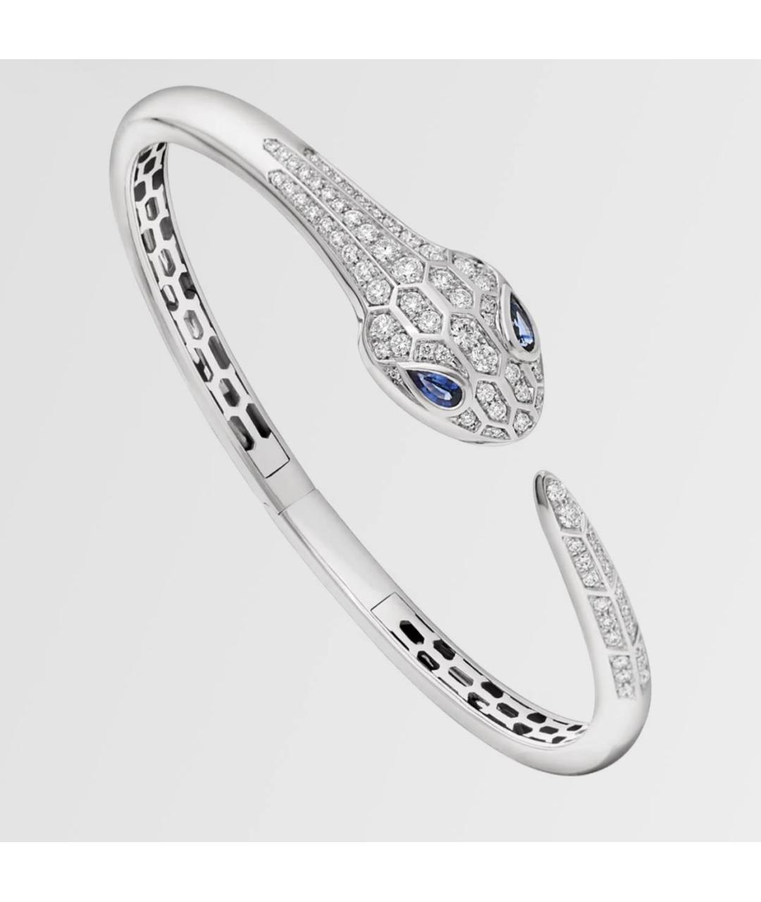 BVLGARI Серебрянный браслет из белого золота, фото 2