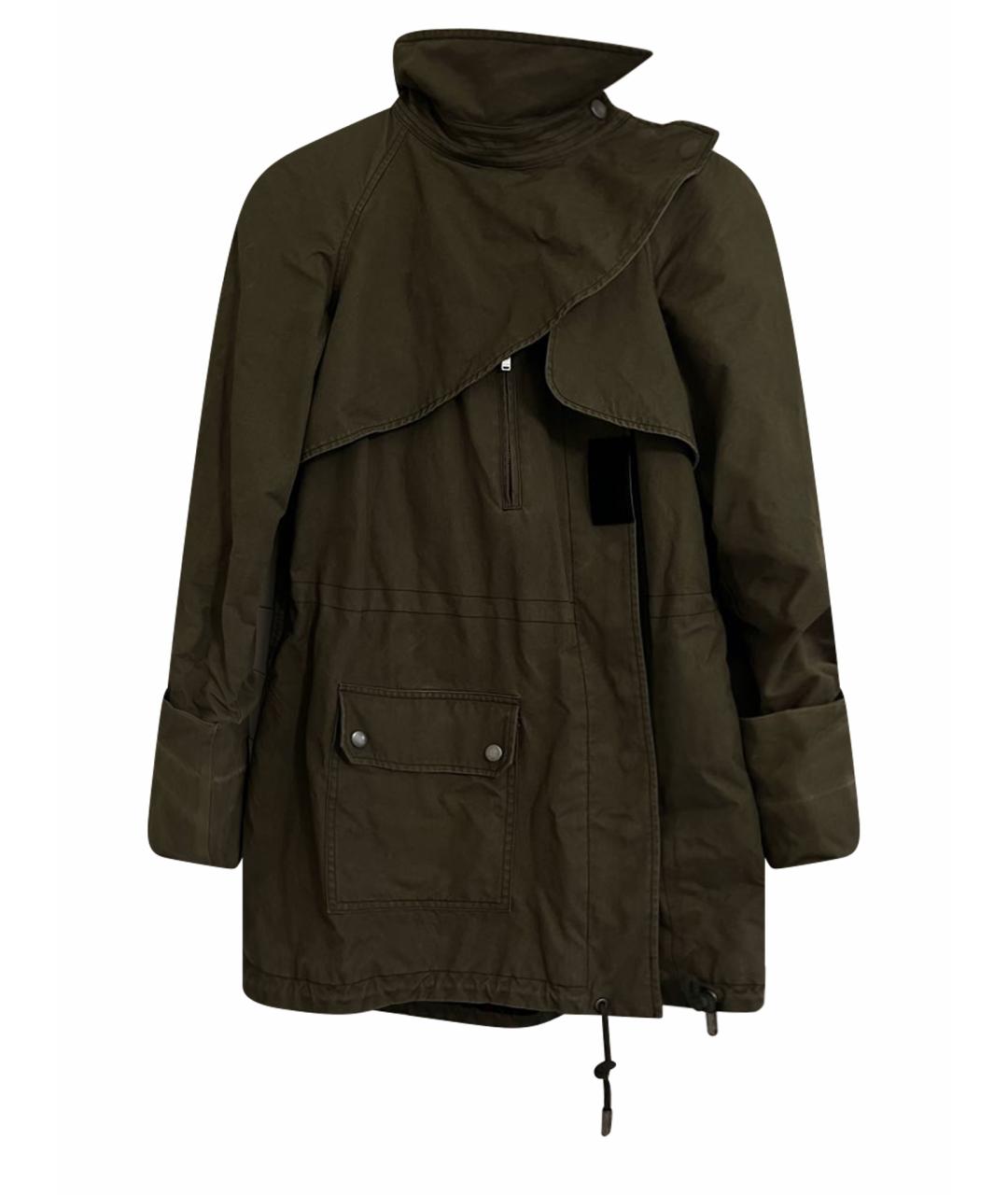 SAINT LAURENT Хаки хлопковая парка, фото 1