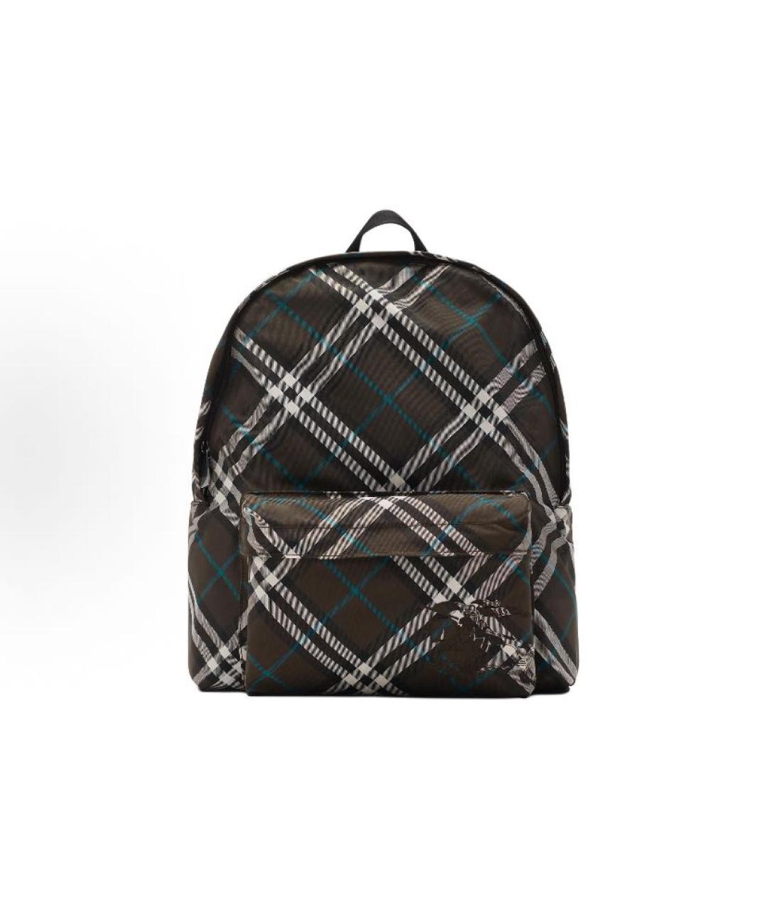 BURBERRY Коричневый синтетический рюкзак, фото 5