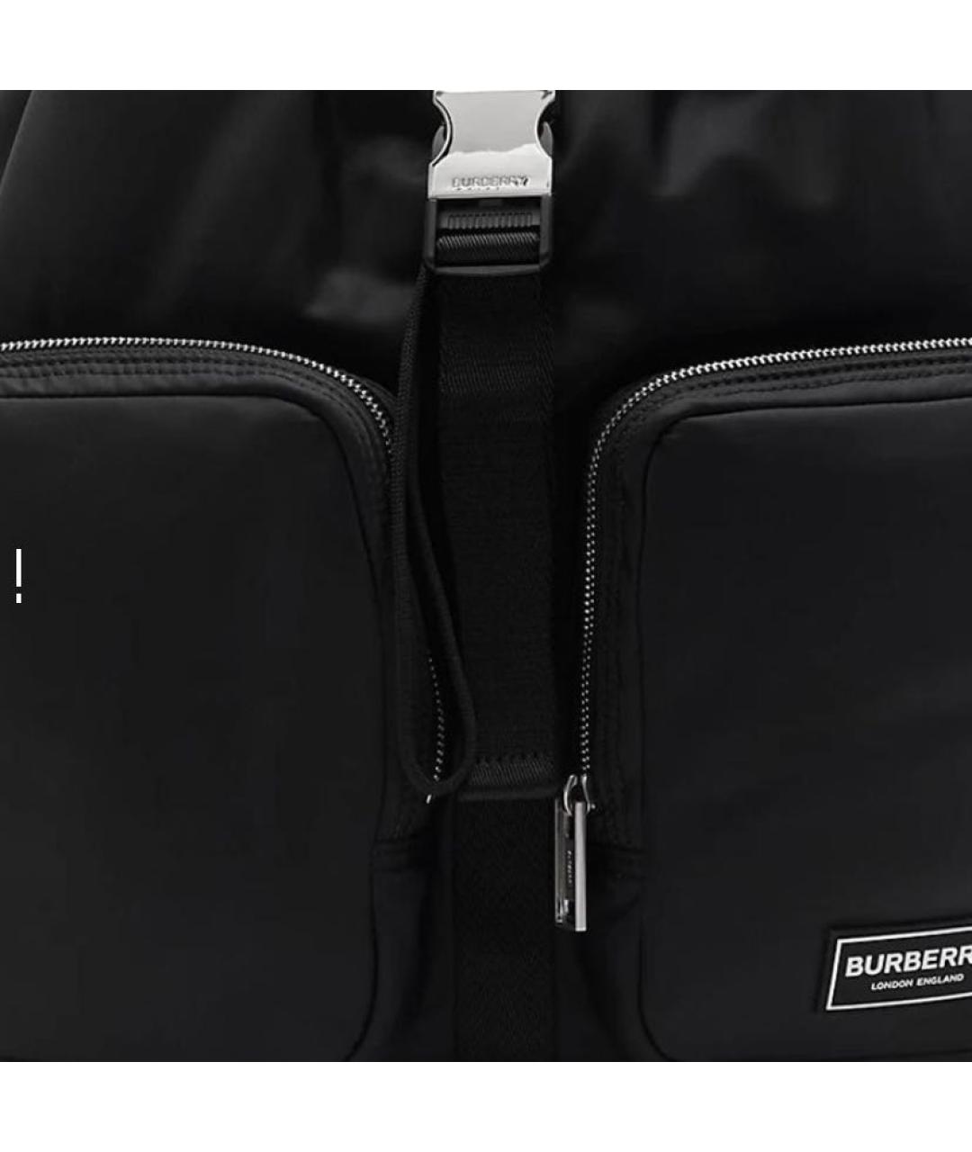 BURBERRY Черный тканевый рюкзак, фото 2