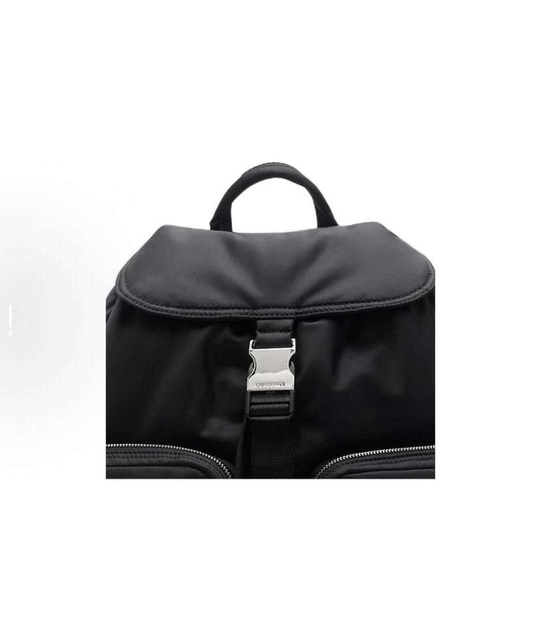 BURBERRY Черный тканевый рюкзак, фото 3