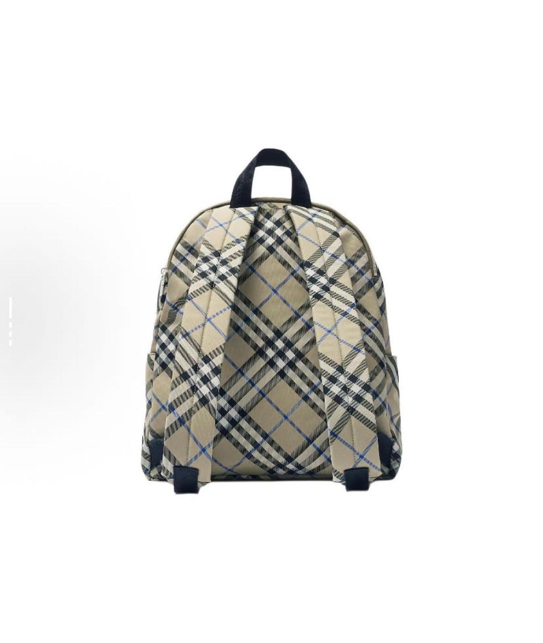 BURBERRY Хаки тканевый рюкзак, фото 3