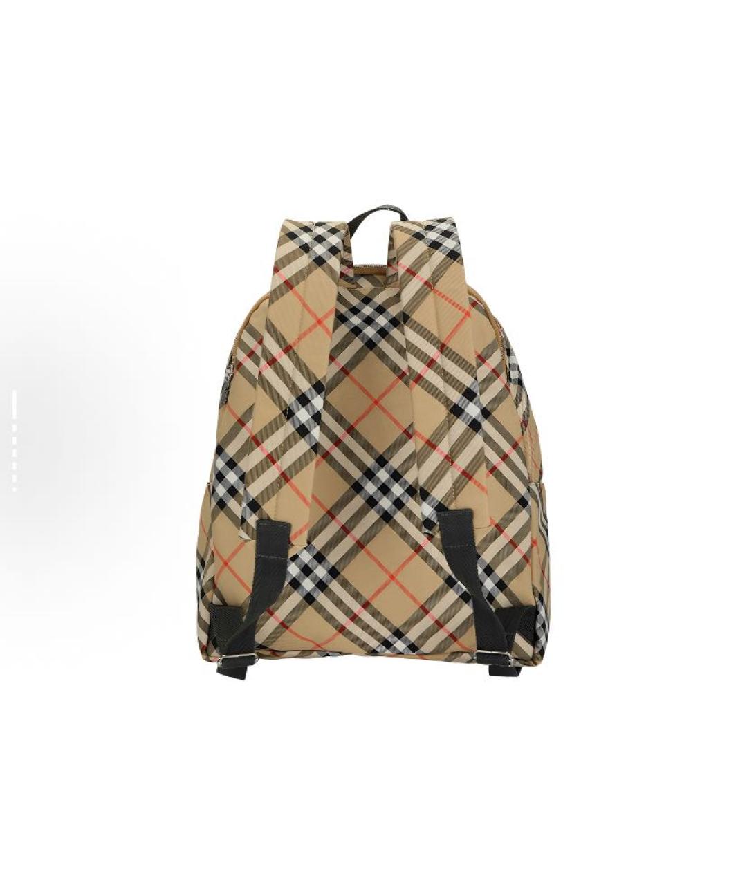 BURBERRY Бежевый тканевый рюкзак, фото 3