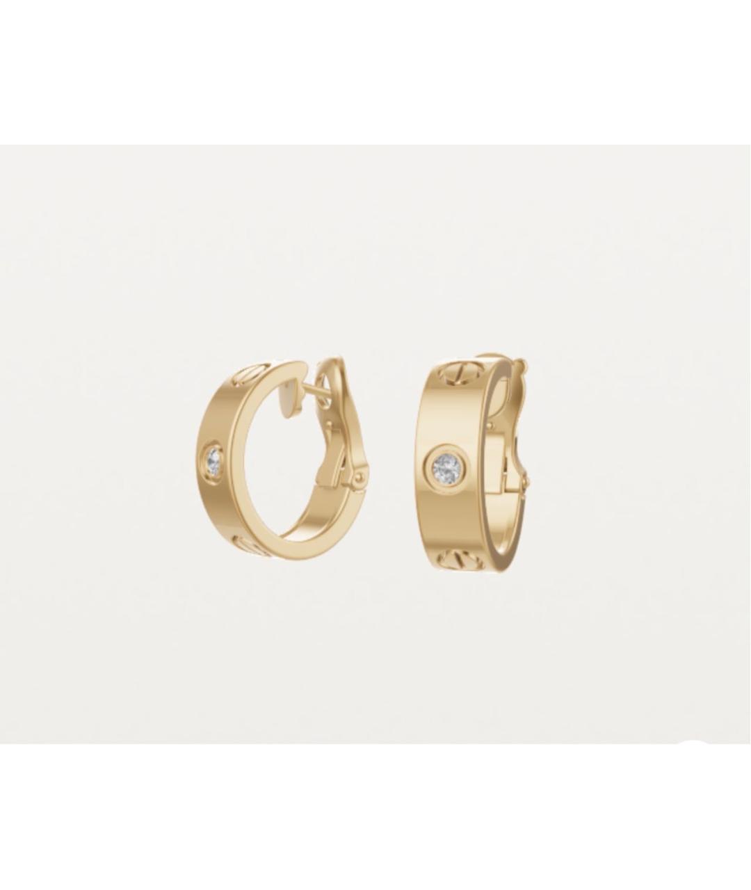CARTIER Золотые серьги из желтого золота, фото 5