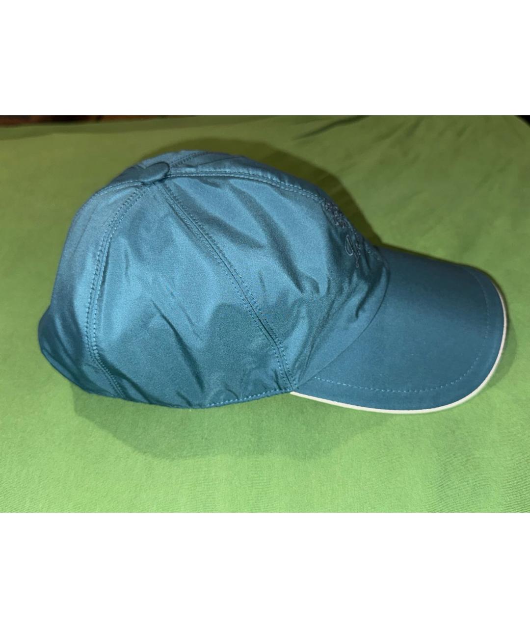 LORO PIANA Бирюзовая кепка/бейсболка, фото 2