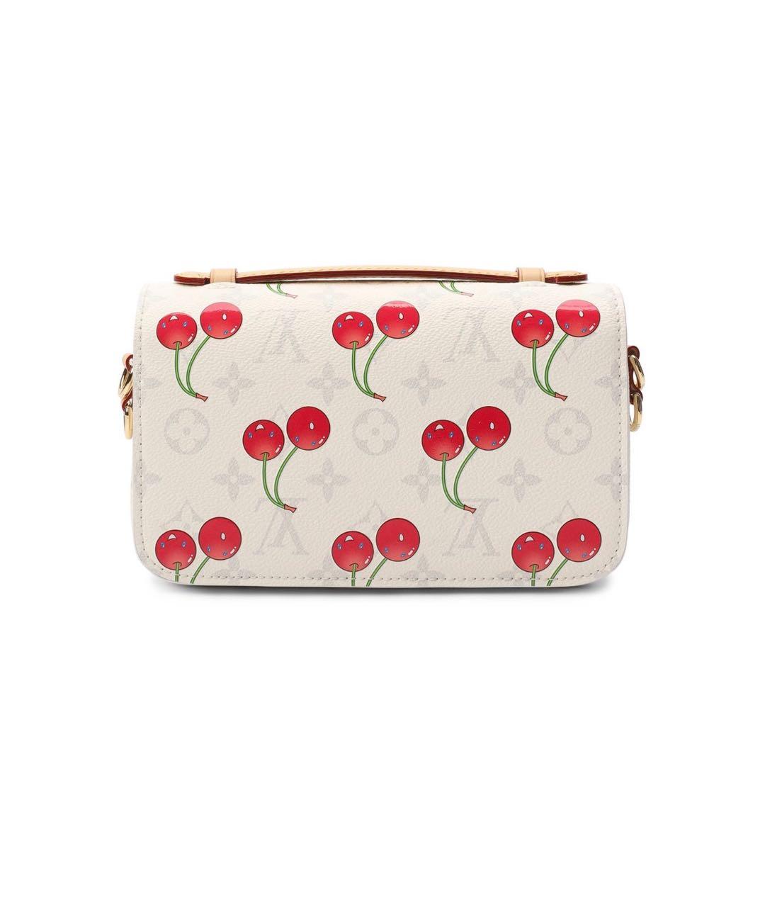 LOUIS VUITTON Белая кожаная сумка через плечо, фото 2