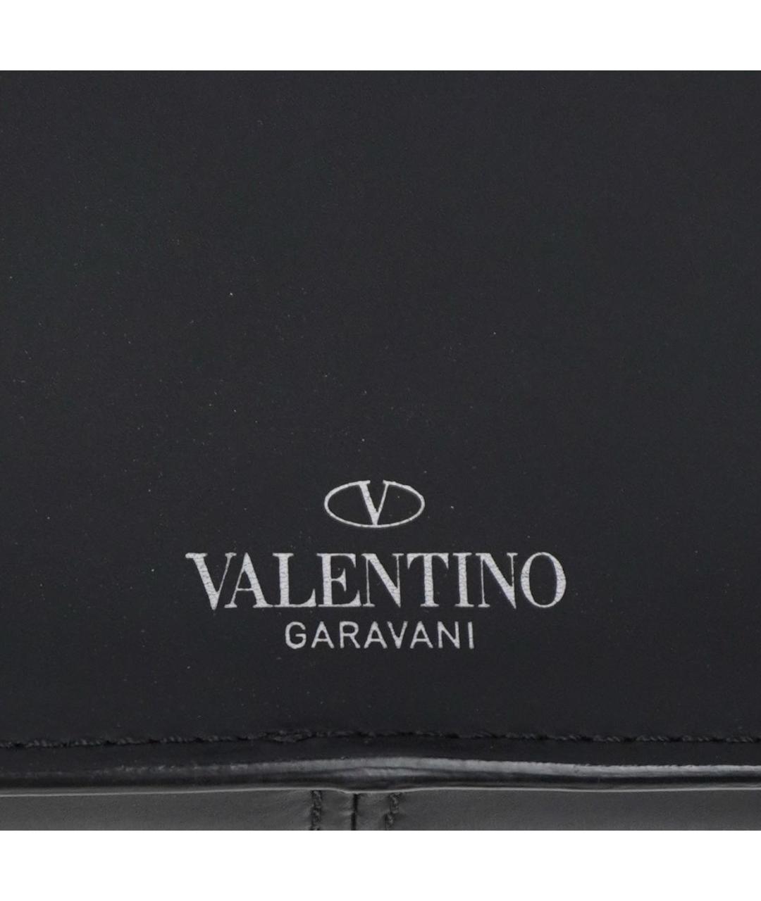 VALENTINO Черная кожаная поясная сумка, фото 7
