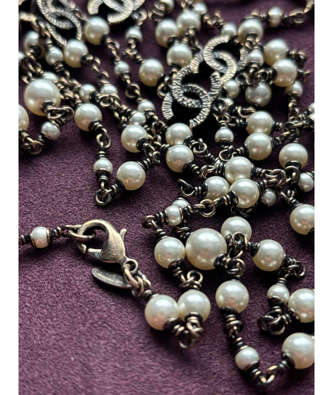 CHANEL Металлическое колье, фото 3
