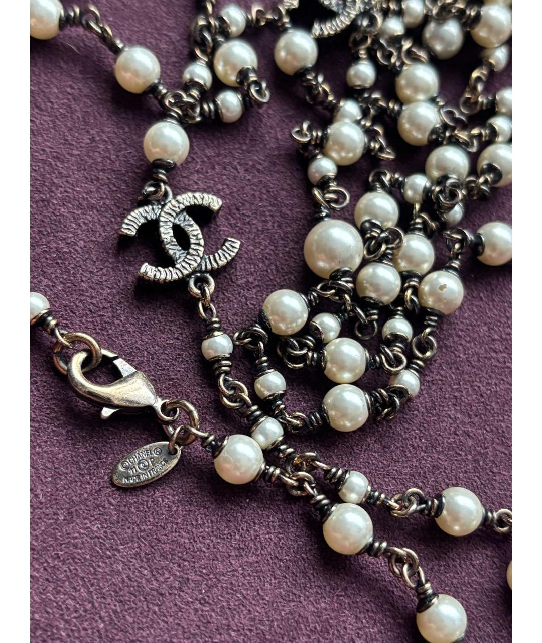 CHANEL Металлическое колье, фото 4