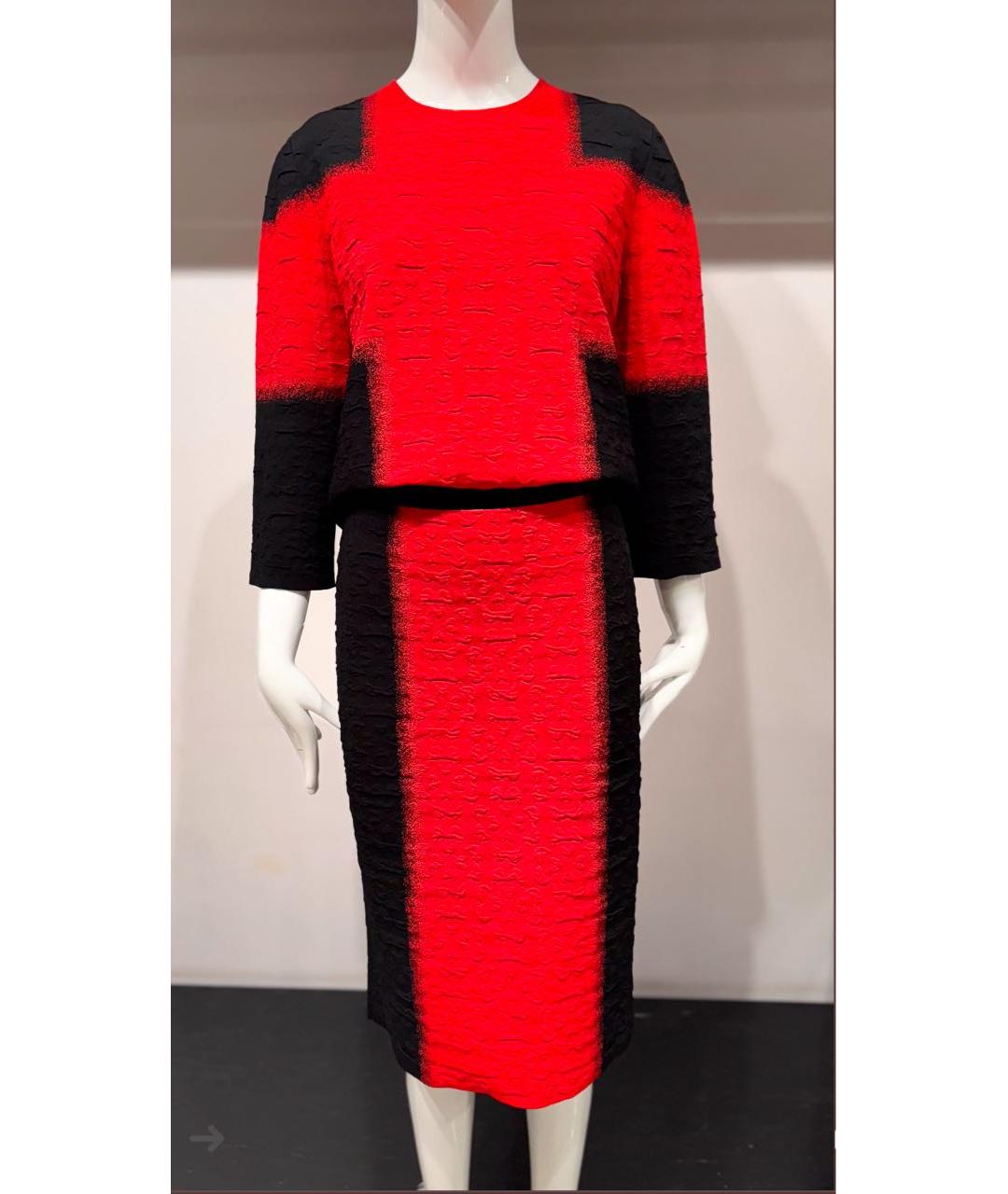 ALEXANDER MCQUEEN Мульти вискозный костюм с юбками, фото 3