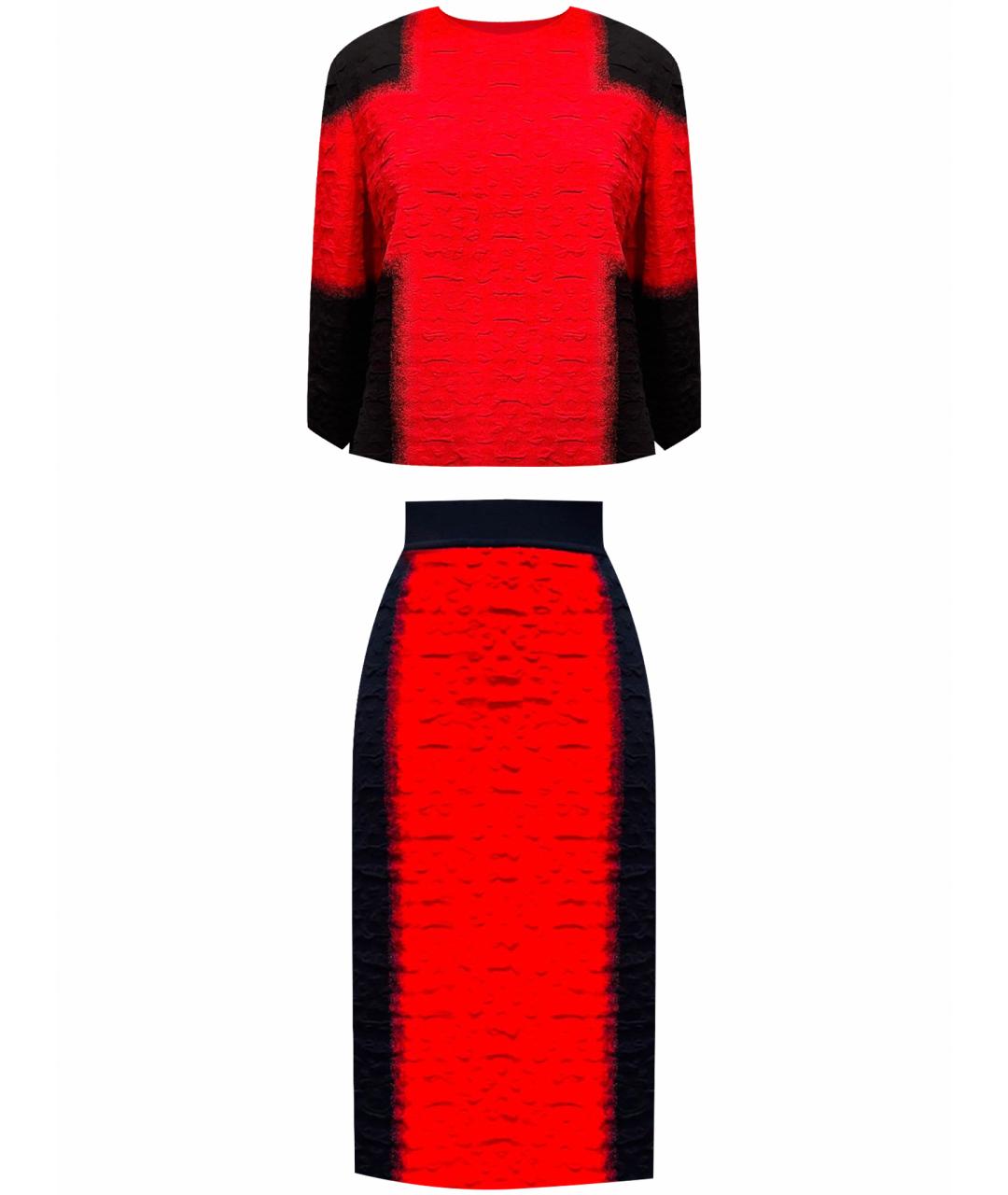 ALEXANDER MCQUEEN Мульти вискозный костюм с юбками, фото 1