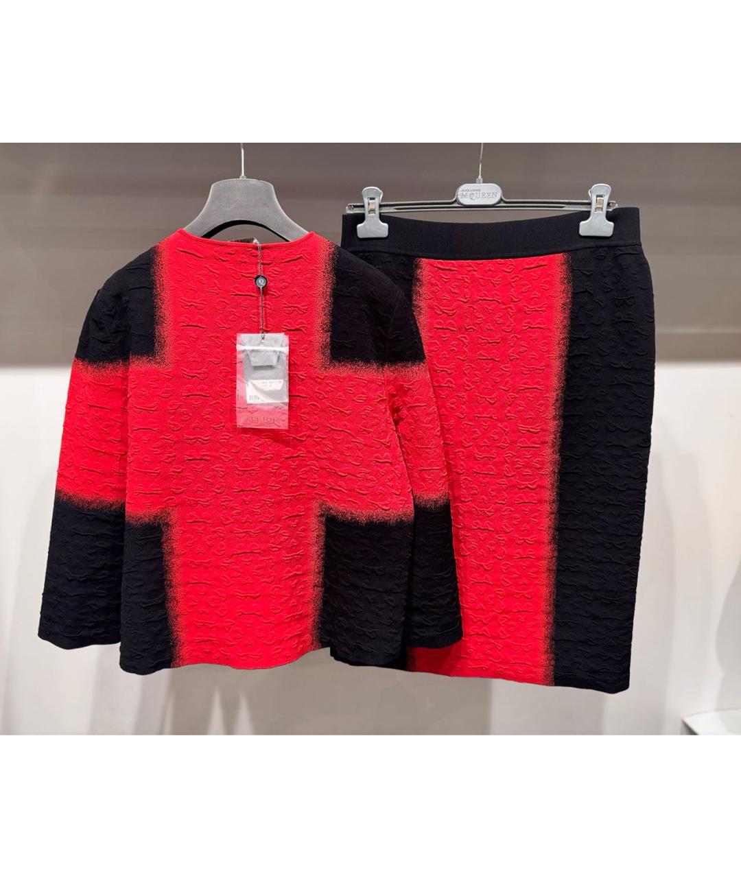 ALEXANDER MCQUEEN Мульти вискозный костюм с юбками, фото 5