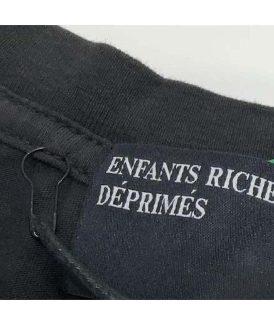 Enfants Riches Déprimés Черная хлопковая футболка, фото 6
