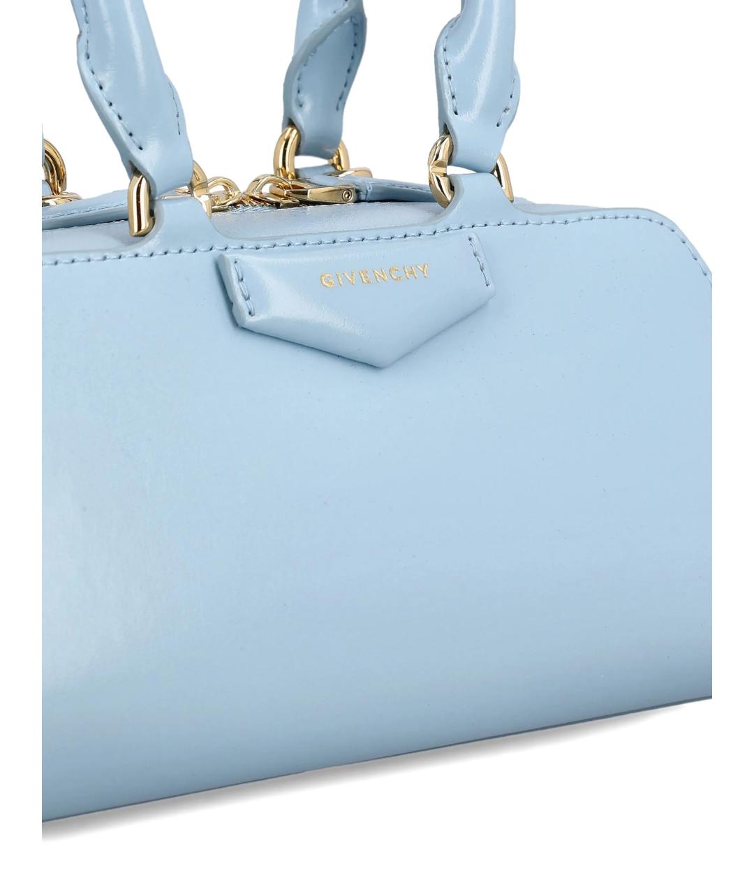 GIVENCHY Голубая сумка с короткими ручками, фото 4
