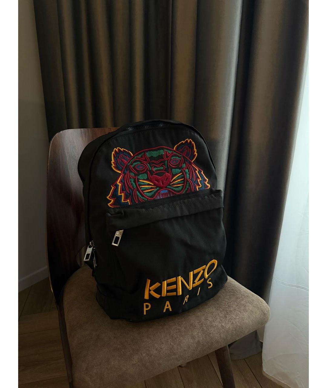 KENZO Черный рюкзак, фото 5