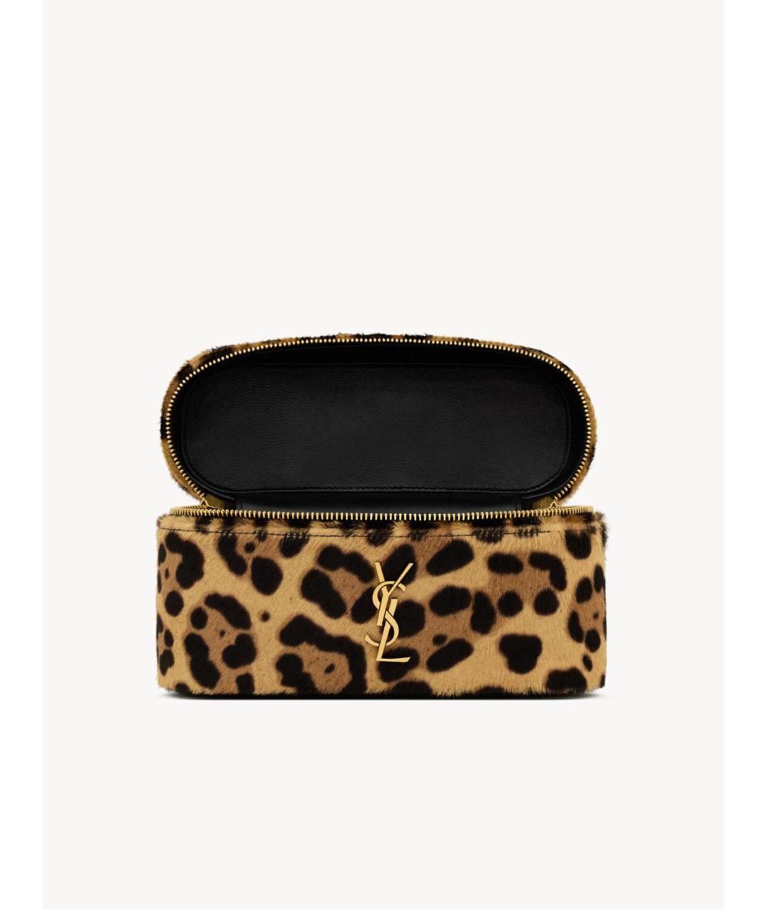 SAINT LAURENT Мульти кожаная сумка с короткими ручками, фото 4