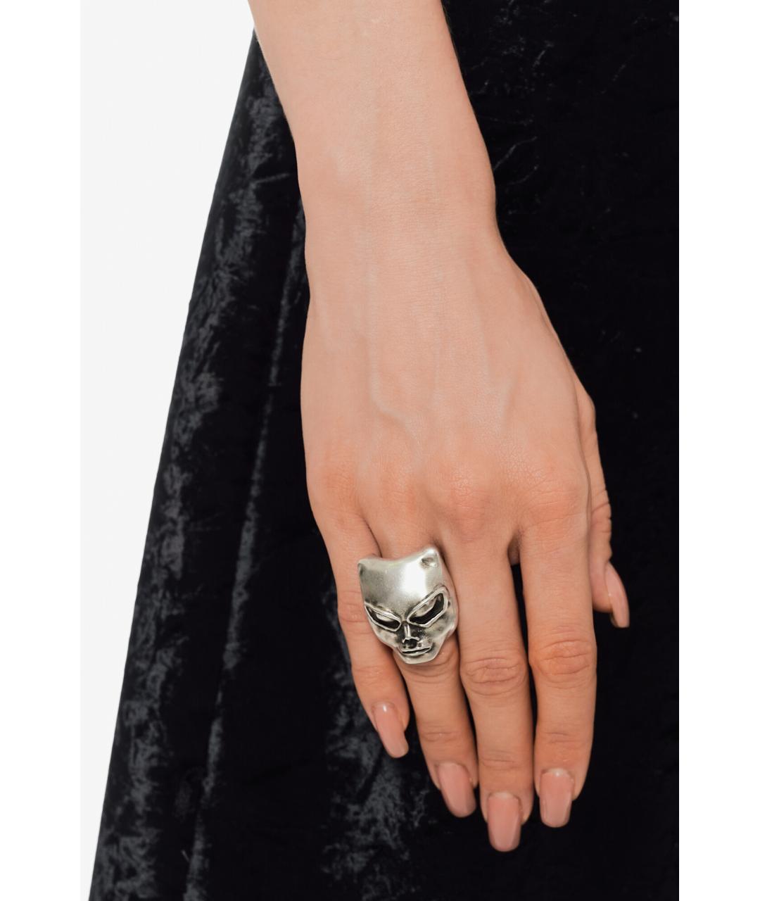 ANN DEMEULEMEESTER Серебряное металлическое кольцо, фото 4