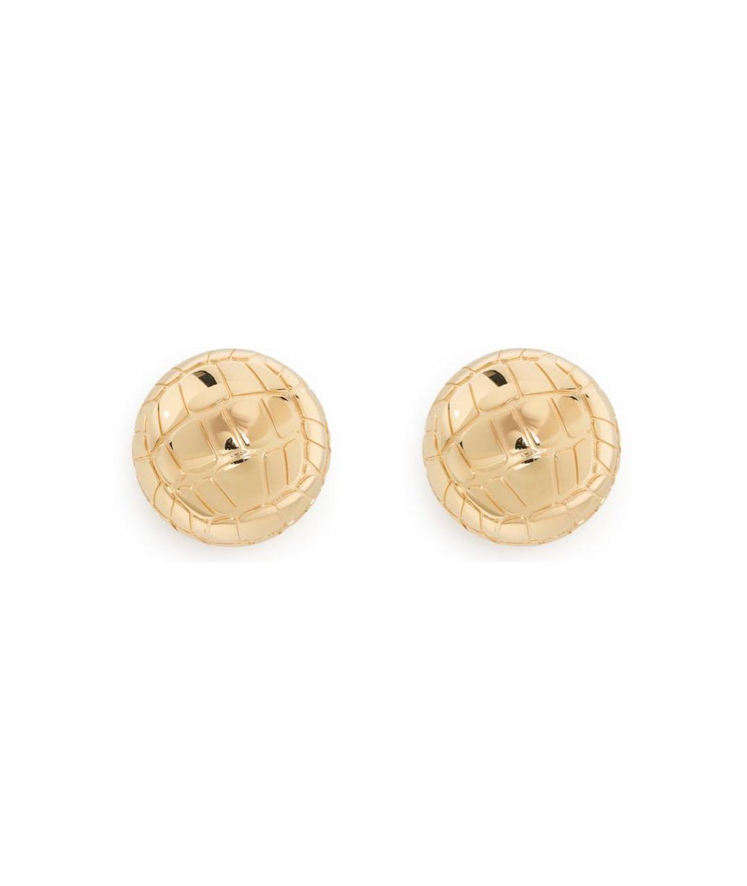 JACQUEMUS Золотые латунные серьги, фото 1
