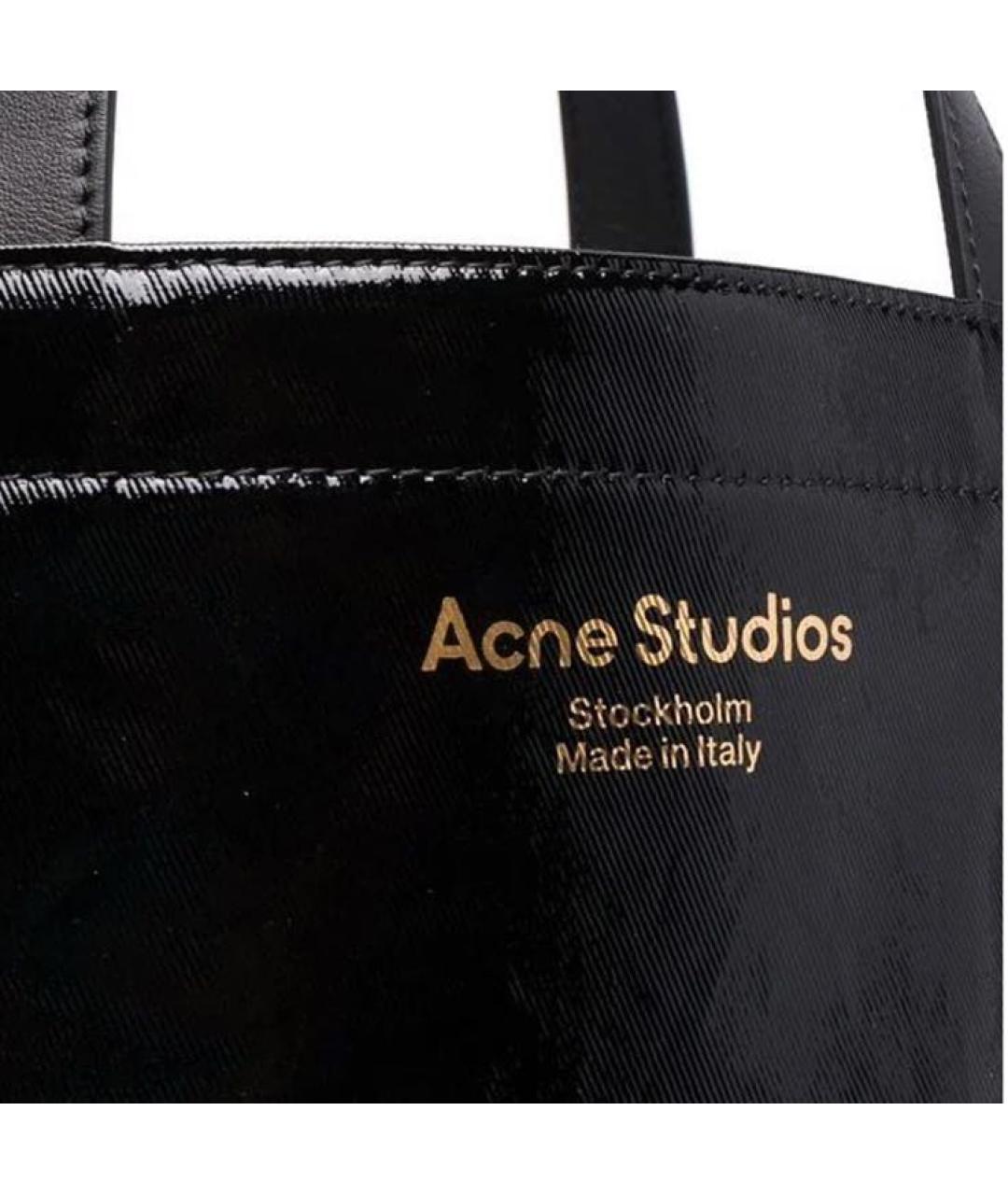 ACNE STUDIOS Черная сумка тоут, фото 4