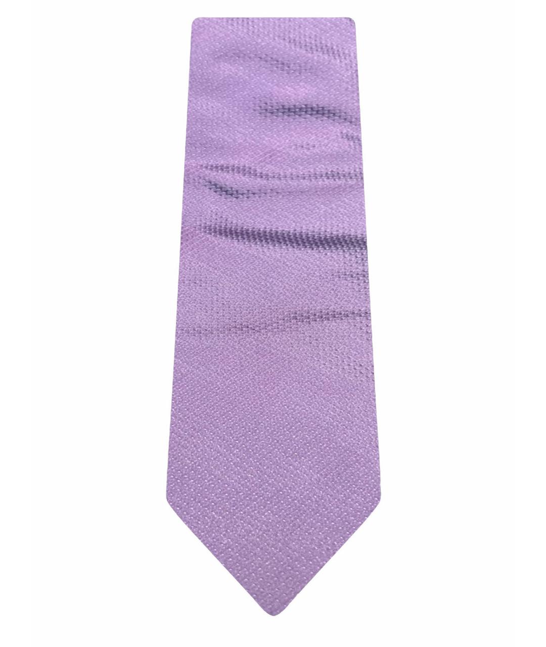 HUGO BOSS Фиолетовый шелковый галстук, фото 1