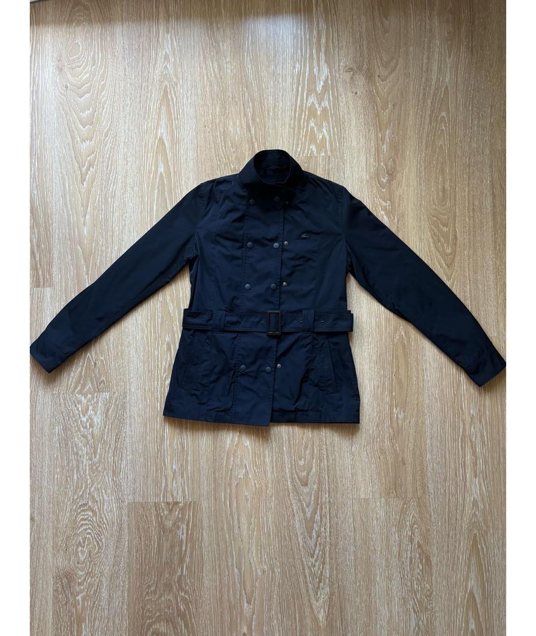 LACOSTE Темно-синяя полиэстеровая куртка, фото 7