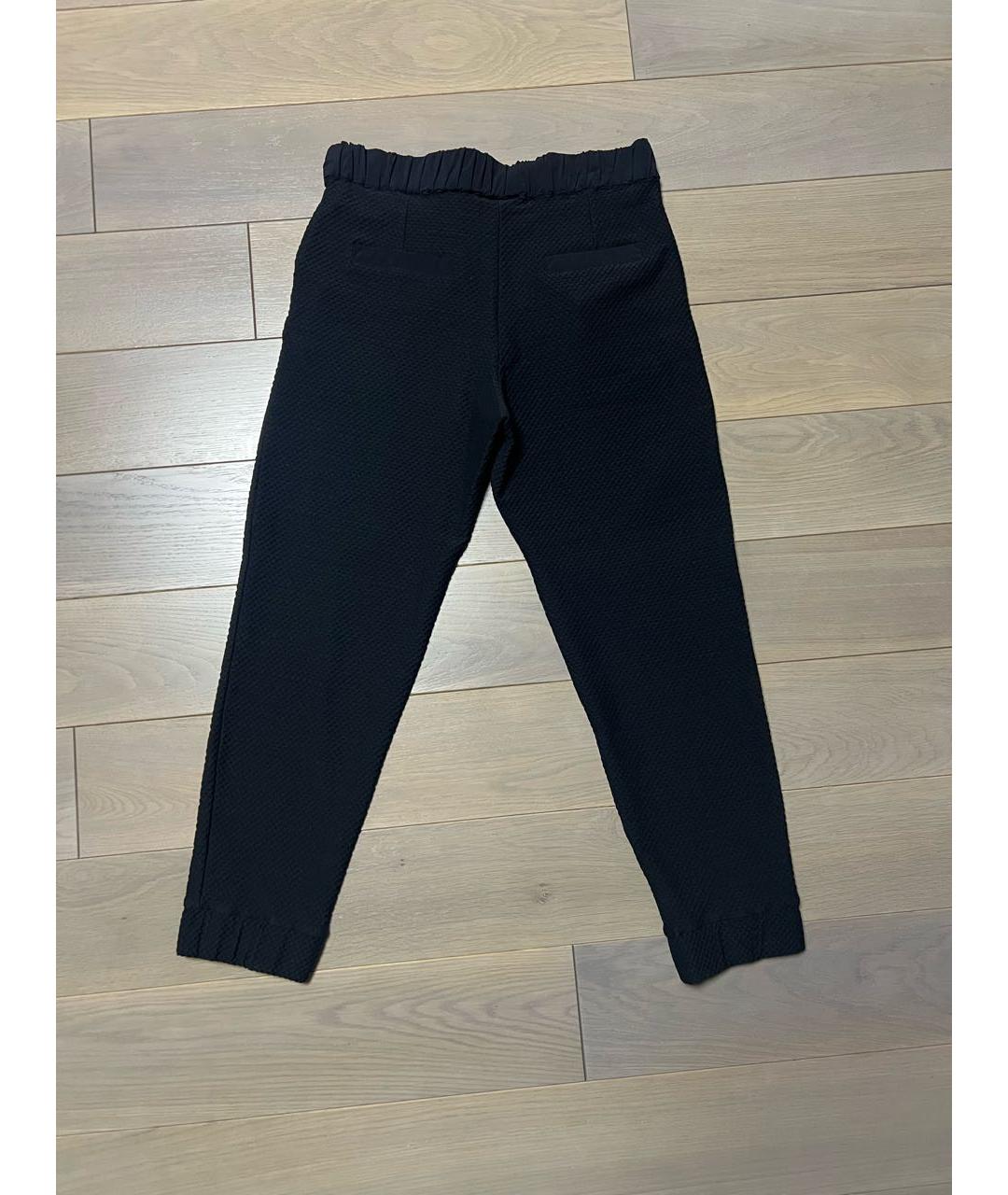 THOM KROM Черные прямые брюки, фото 2