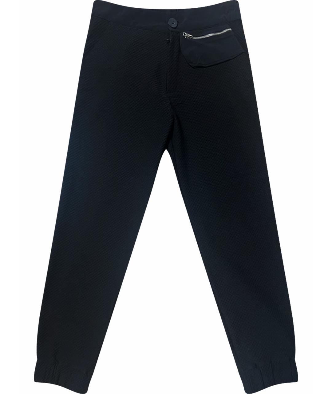 THOM KROM Черные прямые брюки, фото 1