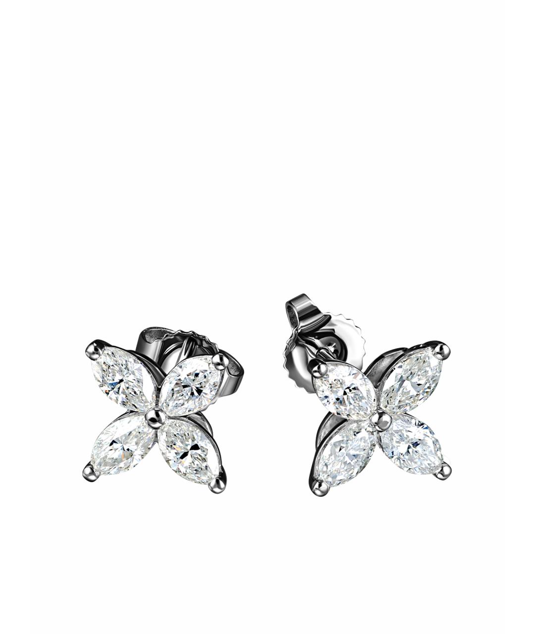 TIFFANY&CO Платиновые серьги, фото 1