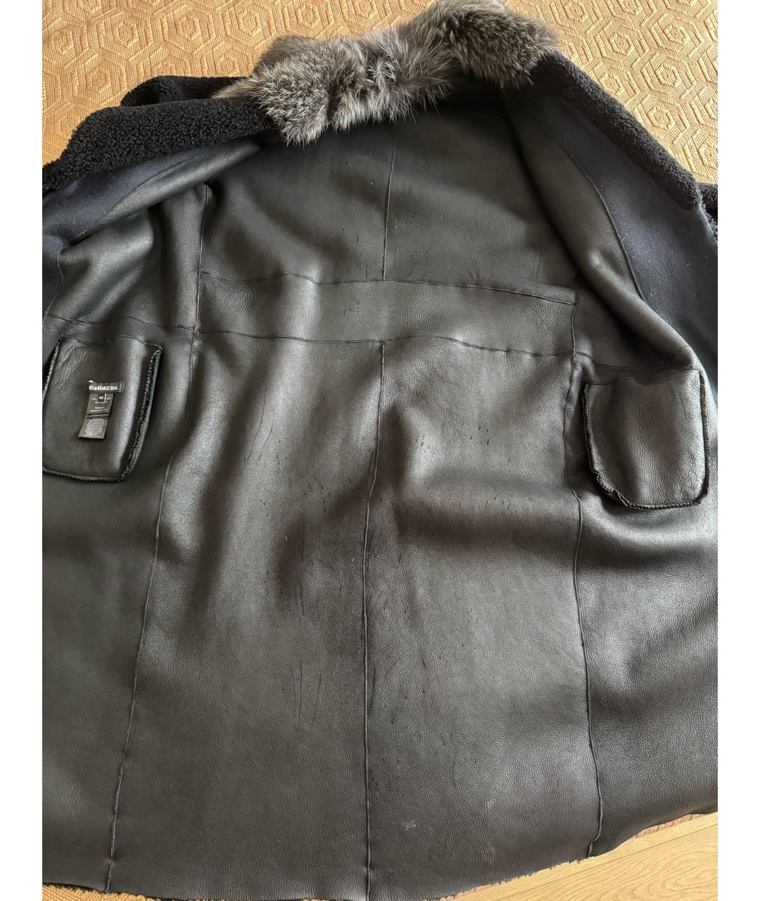 INES & MARECHAL Черная меховая дубленка, фото 8