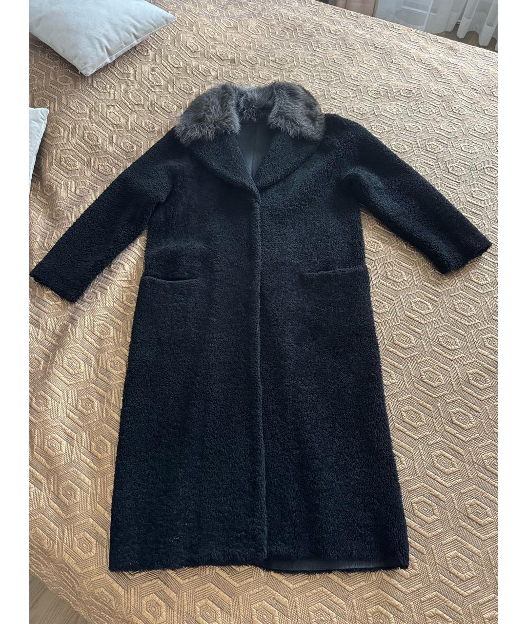 INES & MARECHAL Черная меховая дубленка, фото 9